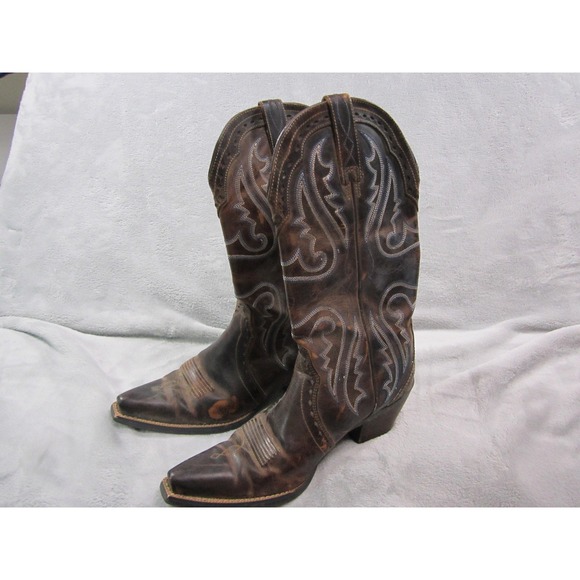 Ariat Other - Ariat Boots Womens Size 6B Brown Leather Western Cowboy Heritage Style 10010265